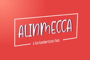 Alinmecca: A Sweet Handwritten Font for Modern Branding