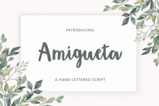 Amigueta Script: A Dynamic Handwritten Typeface for Modern Web Design