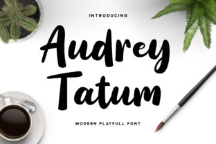 Audrey Tatum: A Modern Handwritten Typeface for Editorial Design