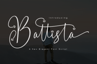 Battista Script Handwritten Fonts for Bold Web Design