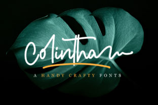 Colintha: The Sweet Handwritten Font for Modern Branding