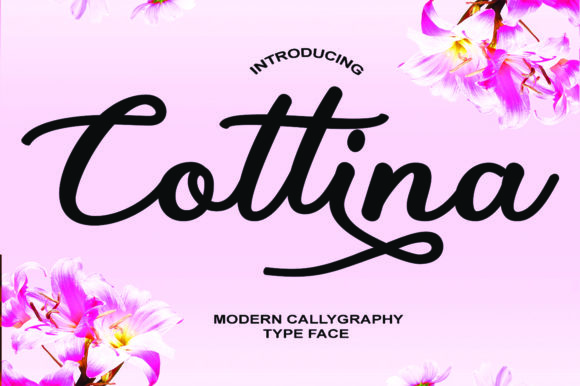 Cottina: The Romantic Script Handwritten Font for Crafters