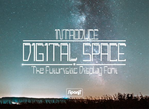 Digital Space Typeface: A Modern Serif for High-Impact Campaigns