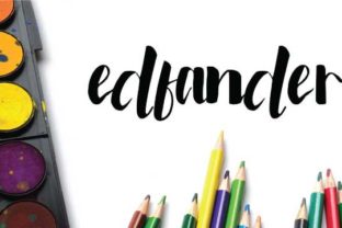 Edfander: A Sweet Script Handwritten Font for Romantic Digital Branding