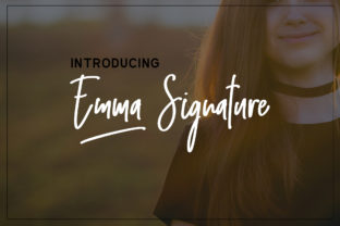 Emma Signature Font Review for Handmade Brands
