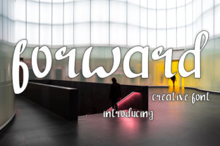 Forward: A Simple Yet Attractive Script Font for Editorial Design