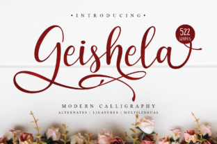 Geishela Script: Elevate Campaign Visuals With Timeless Elegance