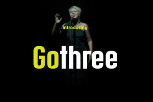 Gothree: The Minimalist Sans Serif Font for Modern Campaigns