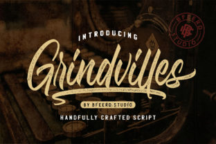 Grindvilles Duo: A Vintage Script Handwritten Font for Brand Identity