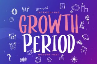 Growth Period Typeface for Handmade Branding