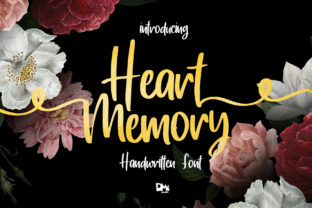 Heart Memory Typeface for Modern Web Branding