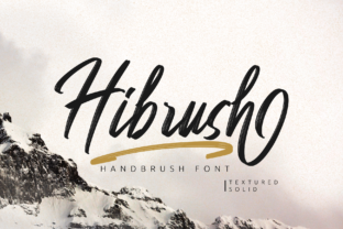 Hibrush: A Modern Script Font for Editorial Design