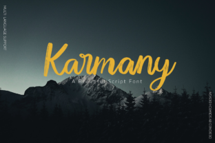 Karmany: A Sweet Handwritten Typeface for Modern Digital Branding