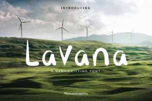 Lavana: A Simple Handwritten Font for Authentic Editorial Design