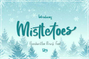 Mistletoes Typeface: A Modern Display Font for Holiday Web Design