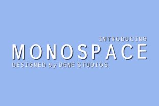 Monospace Typeface for Modern Web Design and Clean Digital Branding