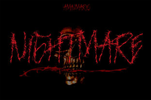 Nightmare Blackletter Typeface for Bold Digital Branding