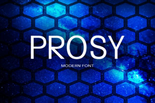 Prosy: The Smart Sans Serif Typeface for Handmade Branding