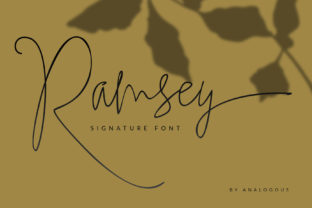 Ramsey: A Light and Charming Handwritten Font for Modern Editorial Design