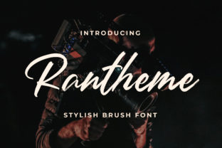 Rantheme: A Casual Brush Script Font for Handmade Branding