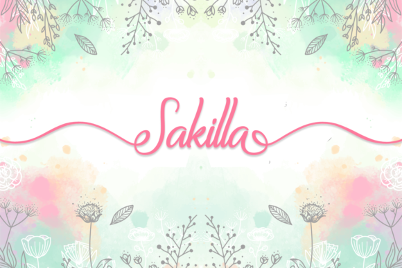 Sakilla: The Sweet Script Handwritten Font for Polished Branding