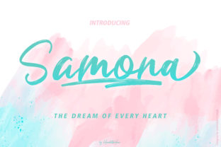 Samona: The Handwritten Script Font for Warm Brand Identity
