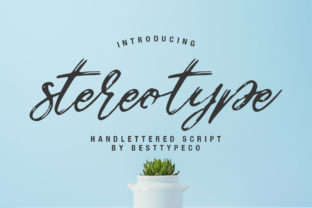 Stereotype: A Playful Script Handwritten Font for Handmade Branding