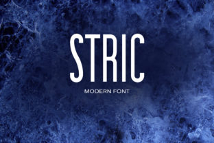 Stric Typeface: A Contemporary Sans Serif for Modern Branding