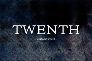 Twenth: The Dark Serif Typeface for Mysterious Brand Campaigns