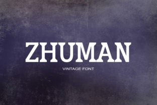 Zhuman: A Bold Serif Typeface for Contemporary Web Design